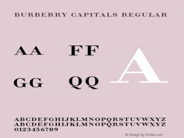 burberry capitals small download|Burberry Capitals Small Font Family Download.